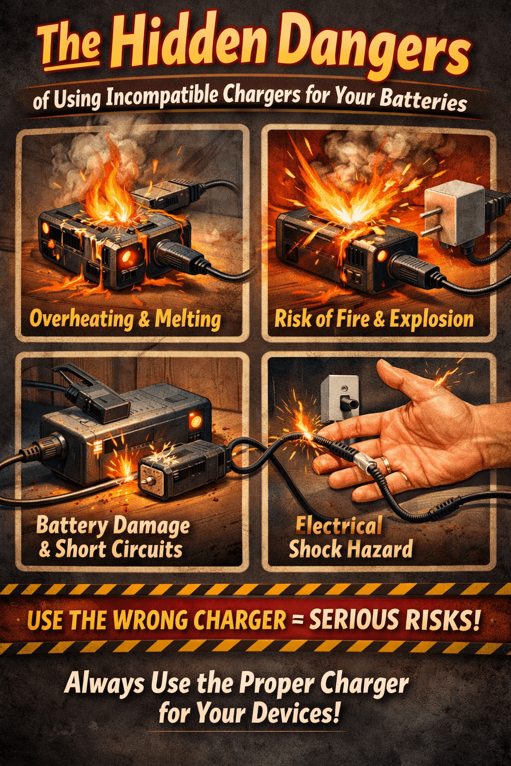 The Hidden Dangers of Using Incompatible Chargers for Your Batteries