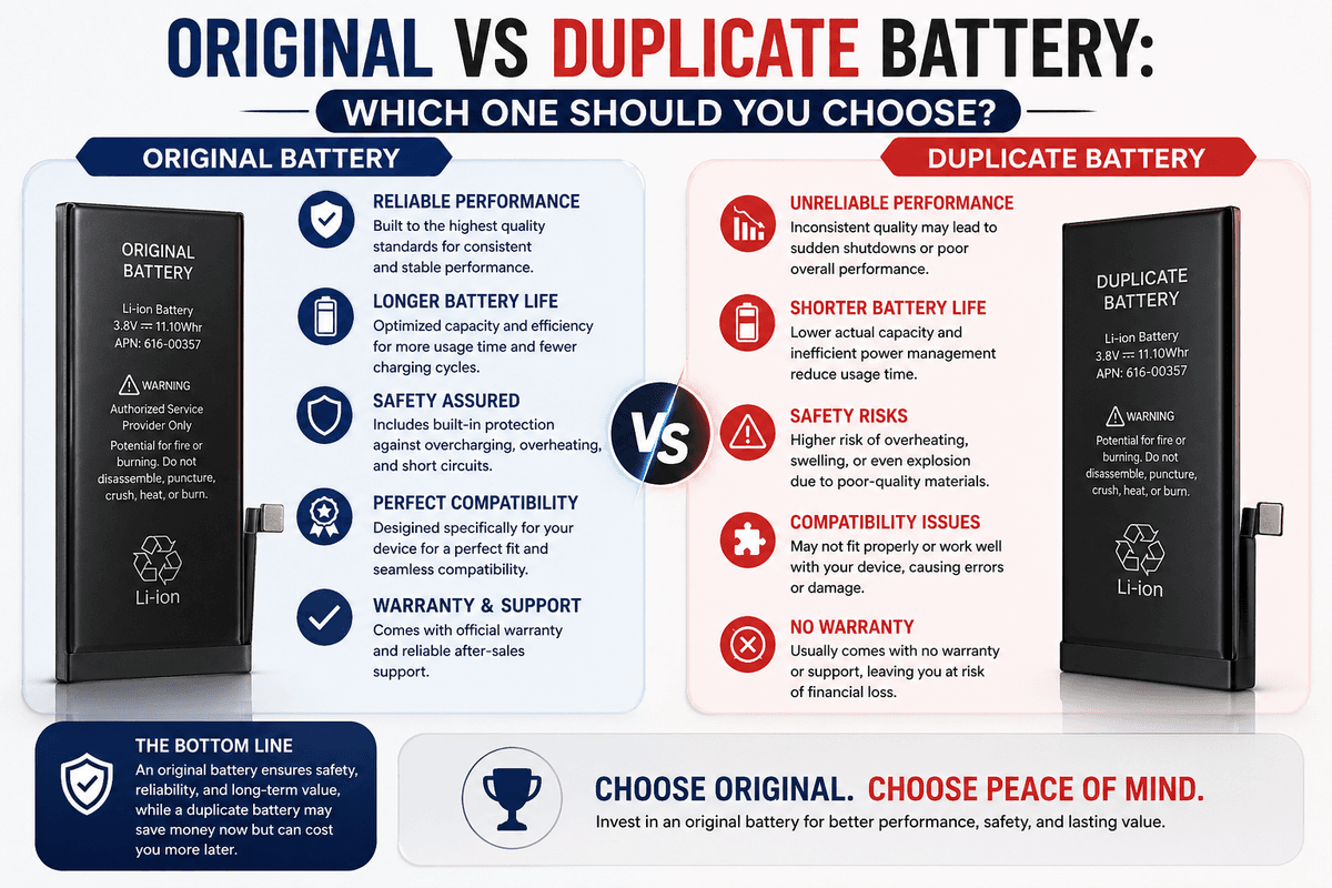Original vs Duplicate Battery: Which One Should You Choose?
