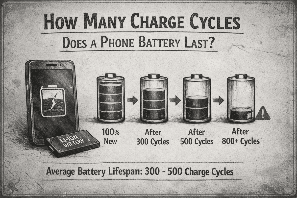 How Many Charge Cycles Does a Phone Battery Last?