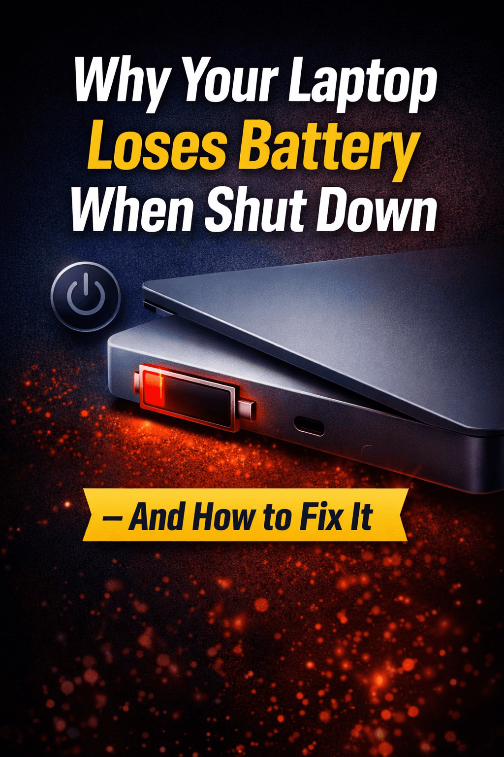 Why Your Laptop Loses Battery When Shut Down — And How to Fix It