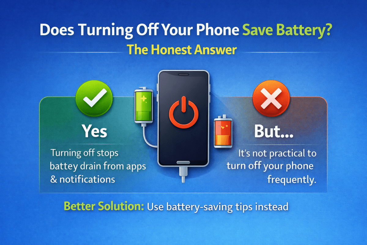 Does Turning Off Phone Save Battery? The Honest Answer